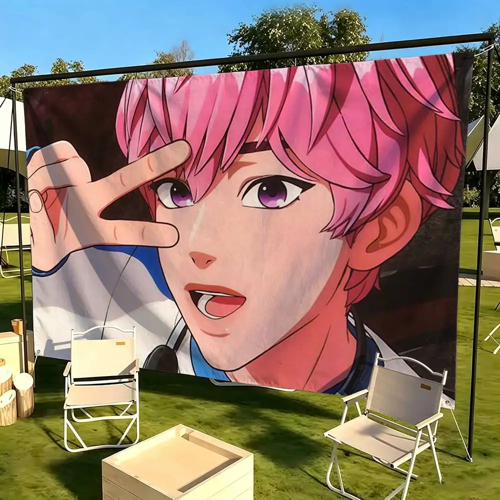B-Bamby PLAVE Virtual Idol  Flag Suitable For Party Club Outdoor Interior Wall Decoration Banner Fans Gift