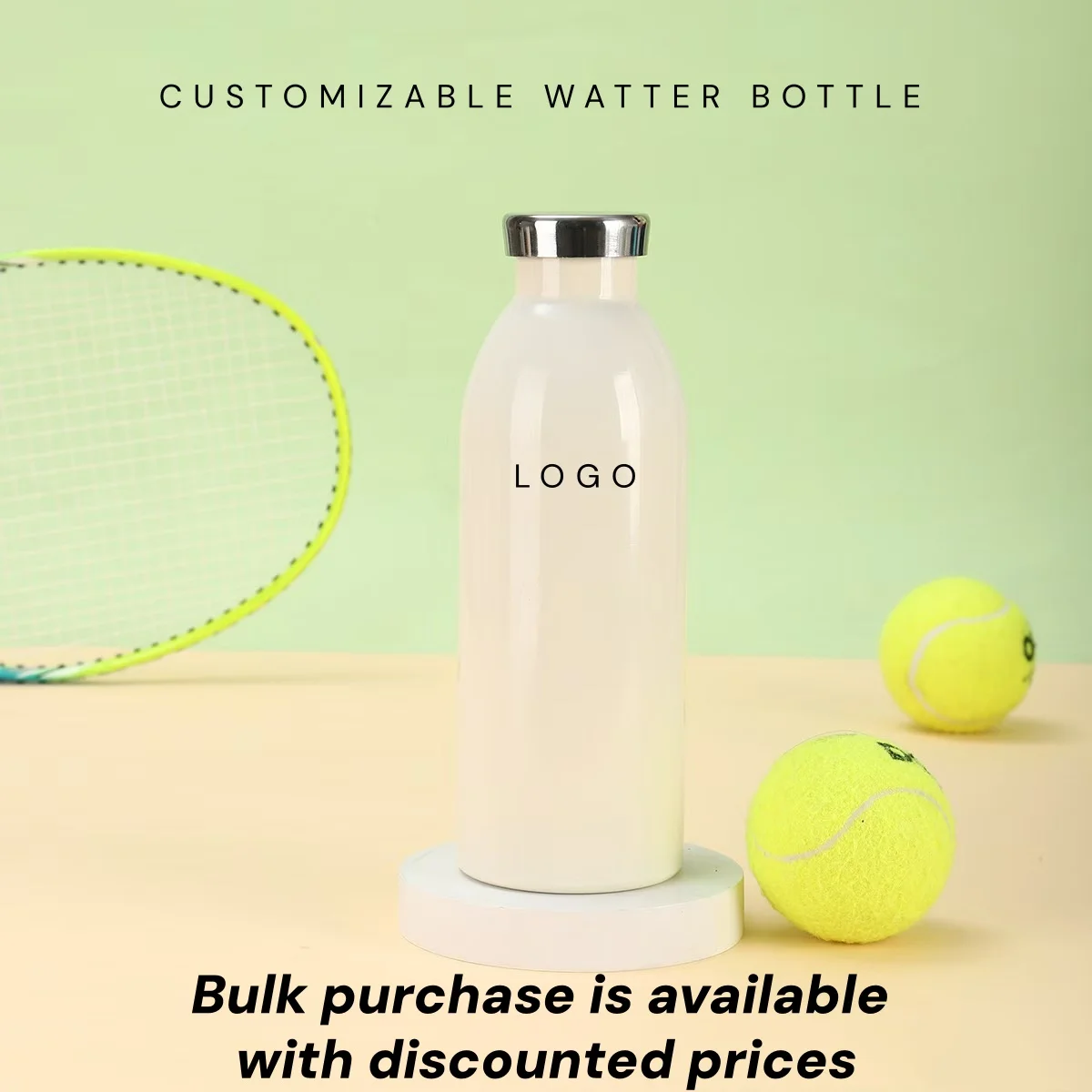 500ML Stainless Steel Insulated Sport Water Cup Large Capacity Portable Cooling Car Business Use Water Bottle,customizable