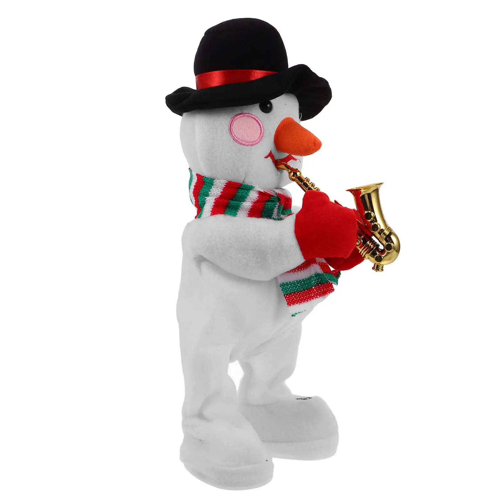 

Электрический музыкальный анимированный снеговик для рождественского декора, украшение для гостиной, подарок для детей, сувениры для вечеринок, декор для офиса, кафе, отеля