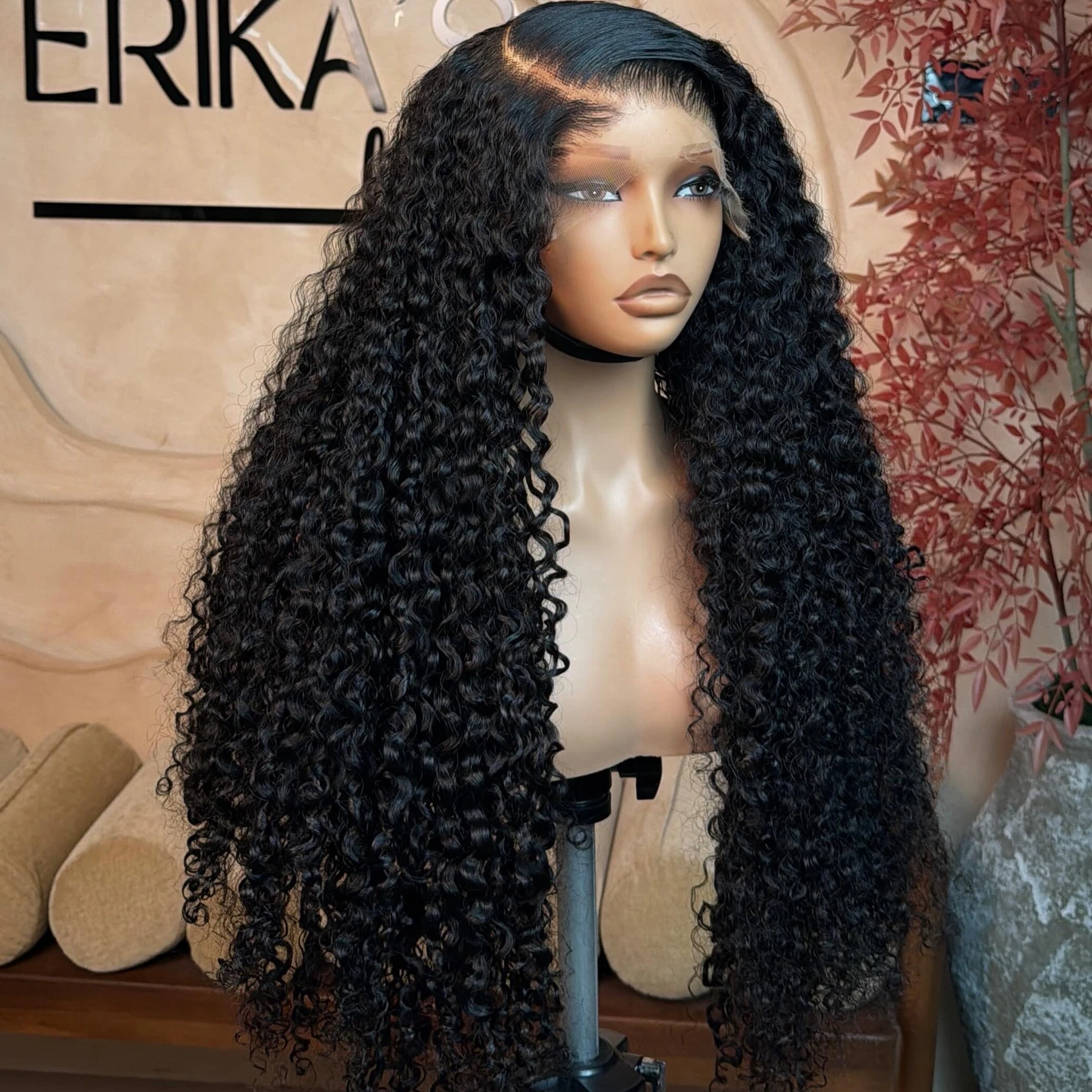 

Deep Wave 13X4X1 HD Full Lace Part Frontal Wig Soft Wigs For Black Women Prepluck With Baby Hair Bleached Knots Daily Free Wigs