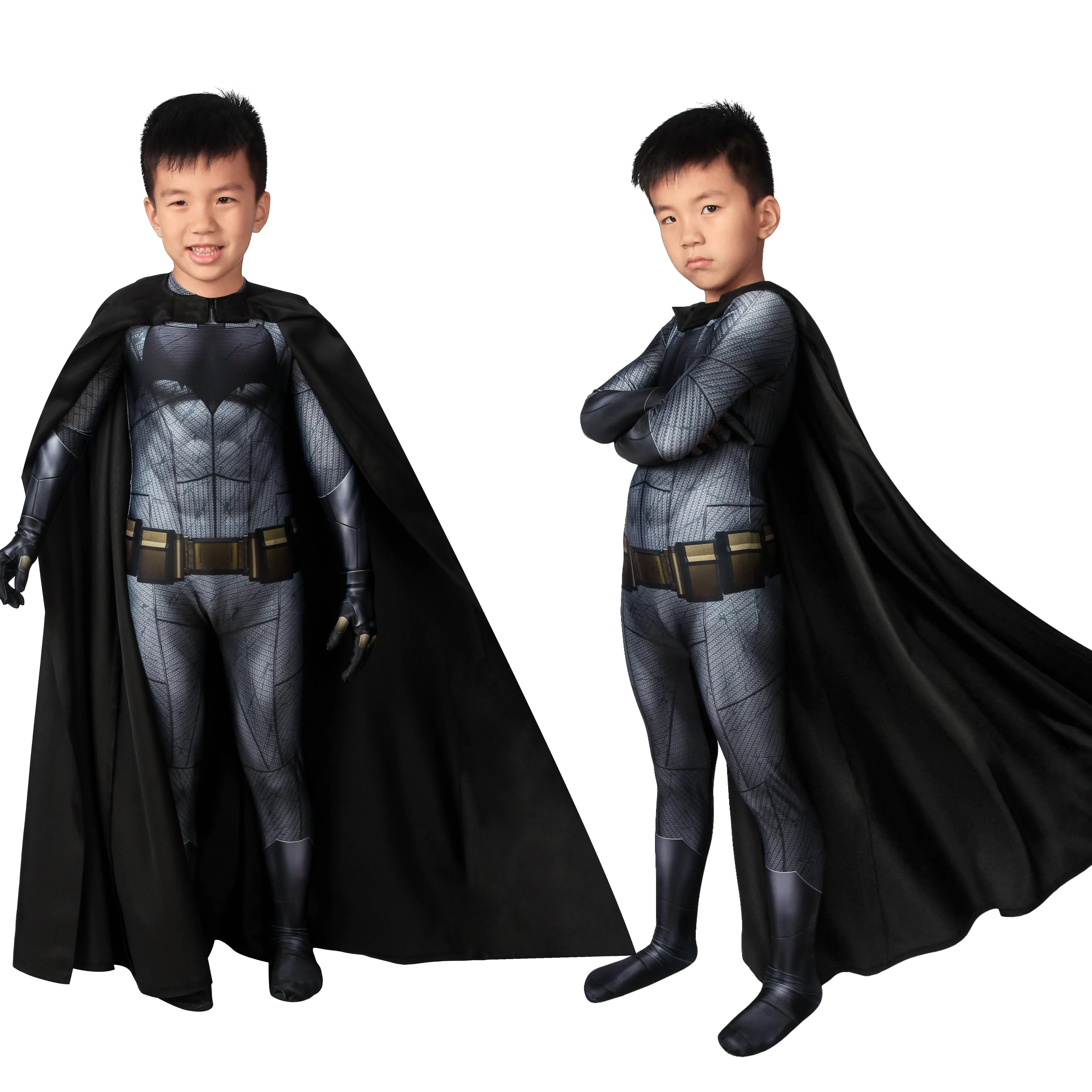 Bruce Cosplay Kostuum Jongens DISGUISE Bat Jumpsuit Bodysuit Vermomming Halloween Carnaval Party Pak