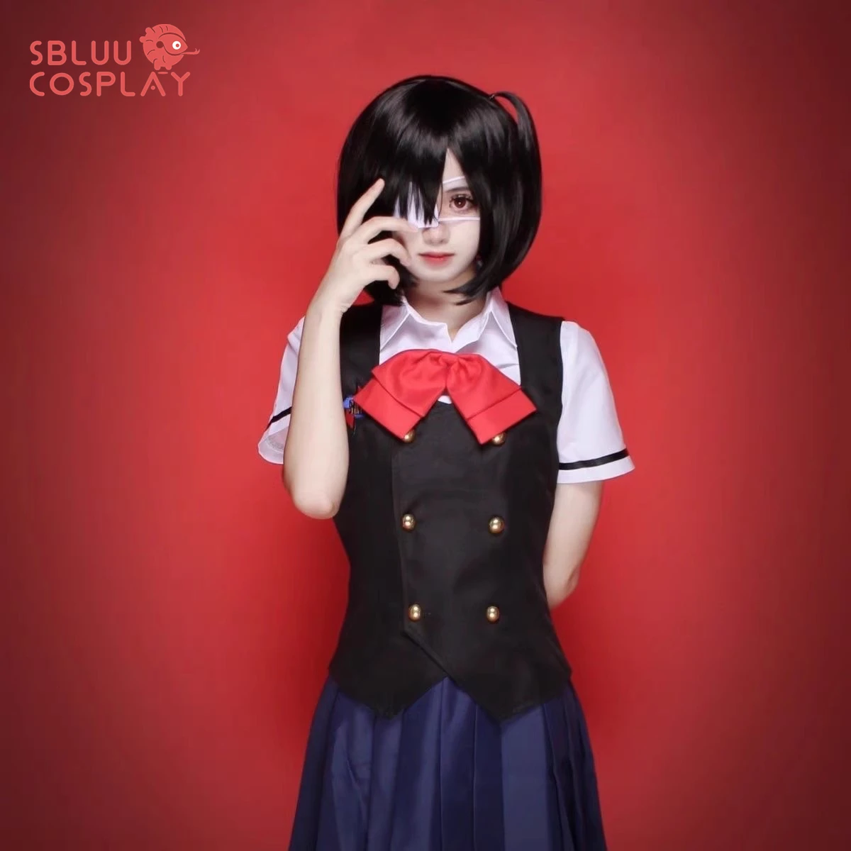 SBluuCosplay Anime Misaki Mei Costume Cosplay School Uniform