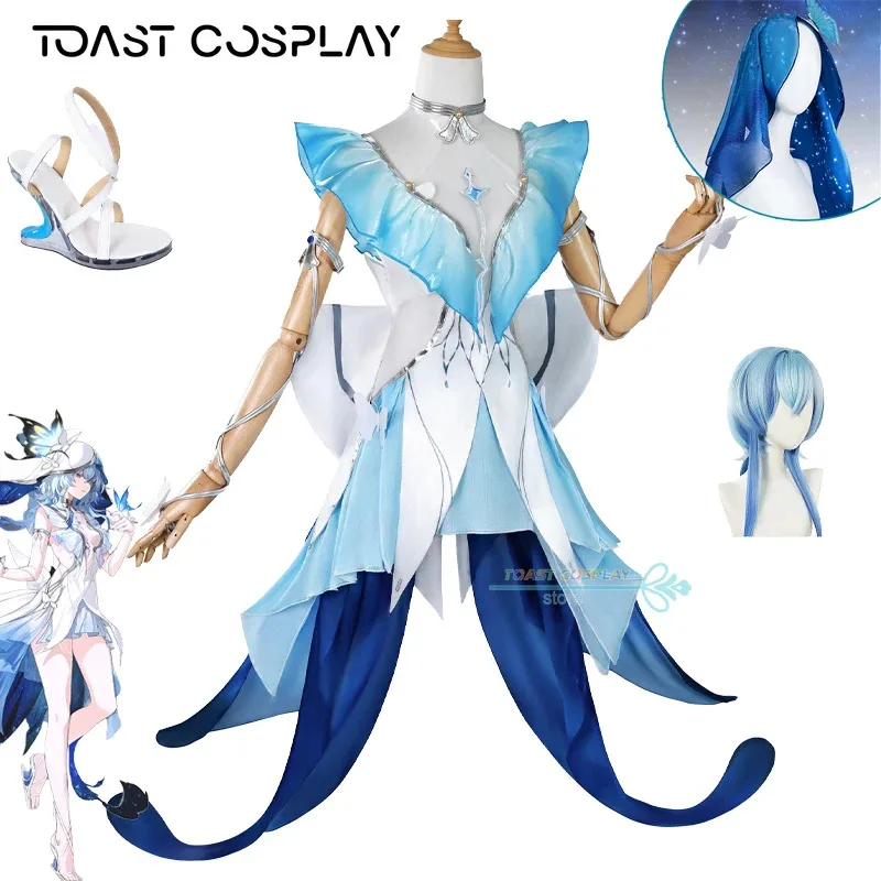 

The Shorekeeper Cosplay Game Wuthering Waves WuWa The Shorekeeper Cosplay Costume Wig Anime Carnival Comic Con Animation Prop
