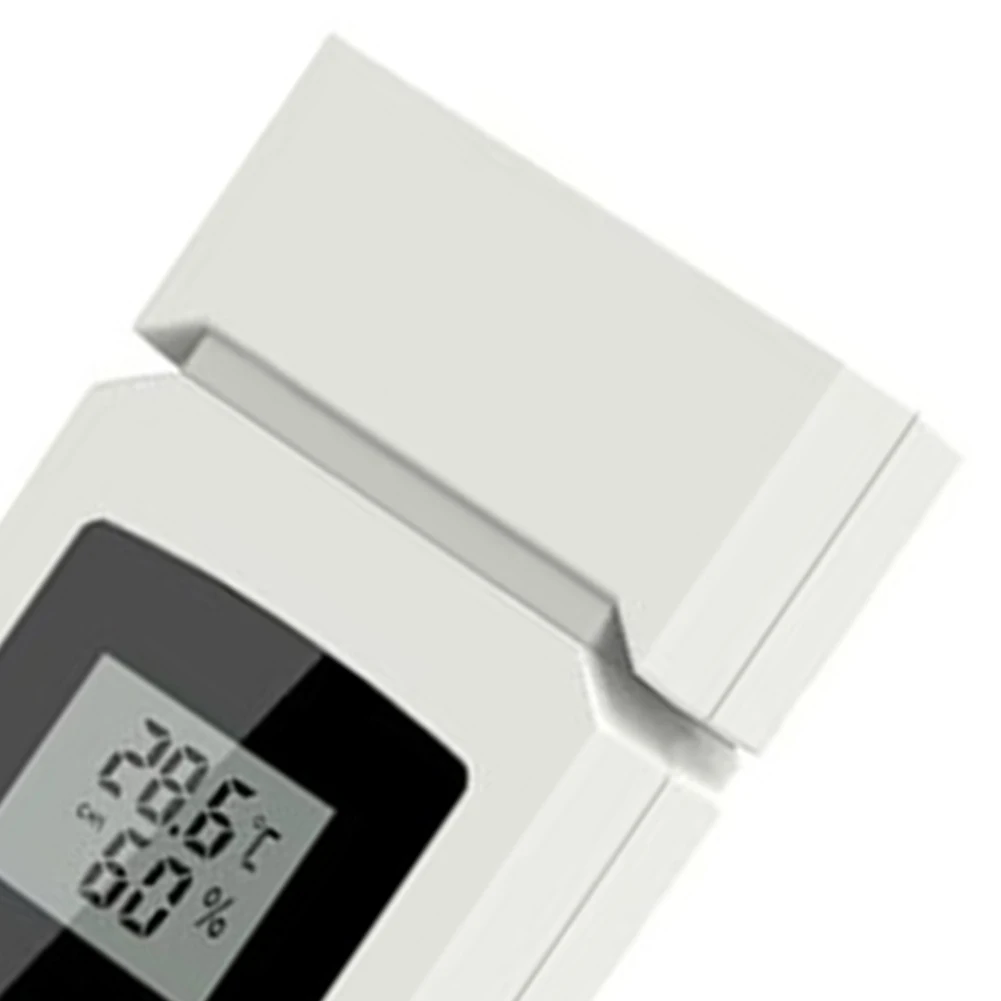 Humidity Monitor Wireless Thermometer Accurate Measurements Clear LCD Display Wireless Induction Compact Design For Home Use