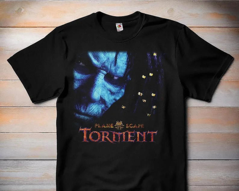 Planescape Torment V1 - Classic Video Game RPG Tshirt, Retro Gamer Tee, Gaming Shirt, Gamer Gift