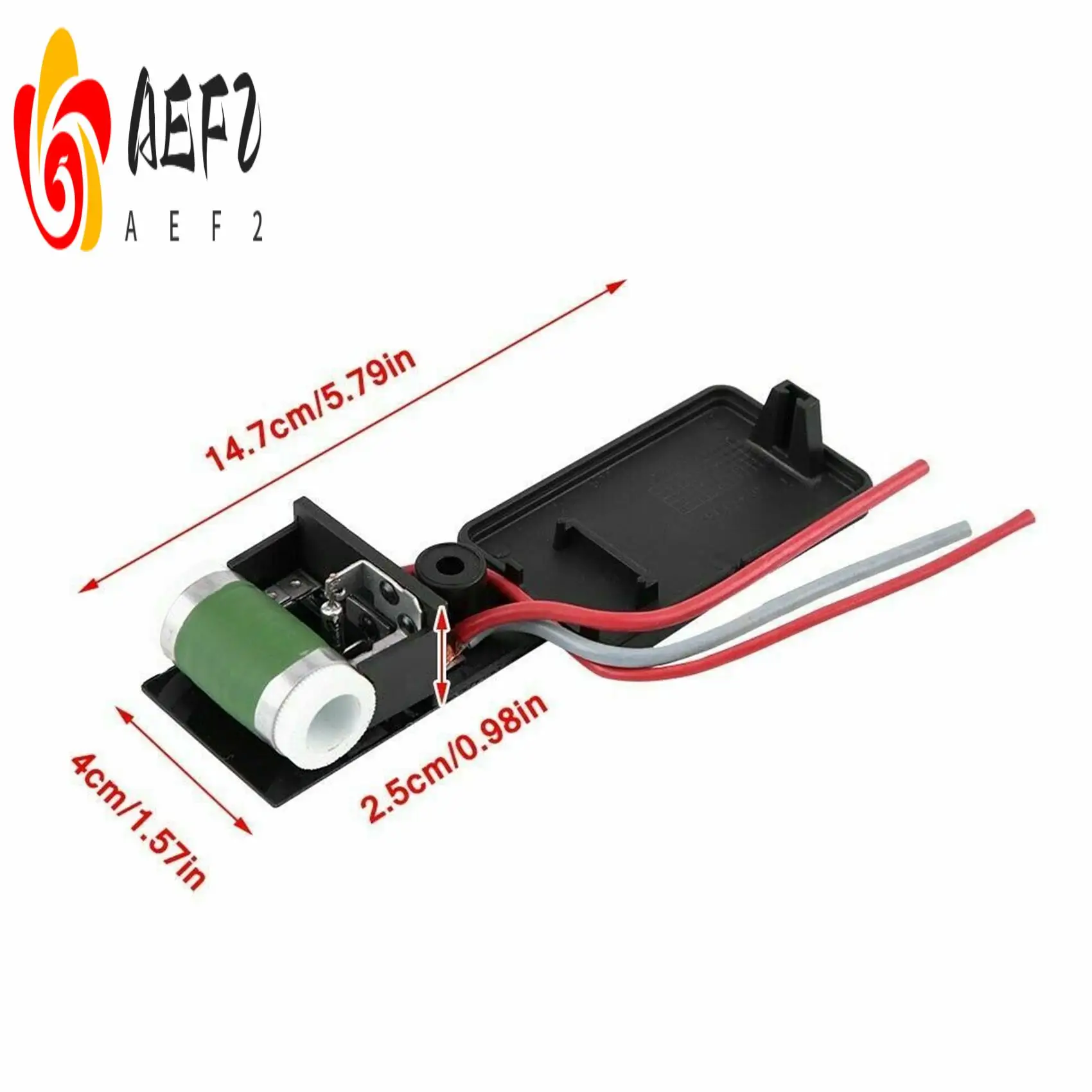 AEF2-1Pcs محرك السيارة تبريد مروحة مشعاع المحرك المقاوم لميني كوبر R50 R52 R53 2003- 2008 17117541092R