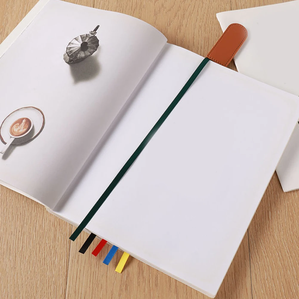 Segnalibri biblici da 6 pezzi Segnalibri a nastro per pagine da donna Accessori in PU in colori vivaci Strumenti di studio facili da usare