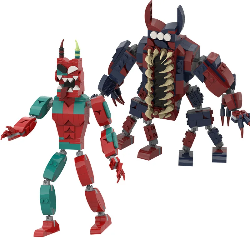 Tuin Van Banban 8 Bouwstenen Speelgoed Kleuterschool Hoofdstuk 8 Montage Blokken Banban Monster Beeldje Pvc Model Halloween Geschenken