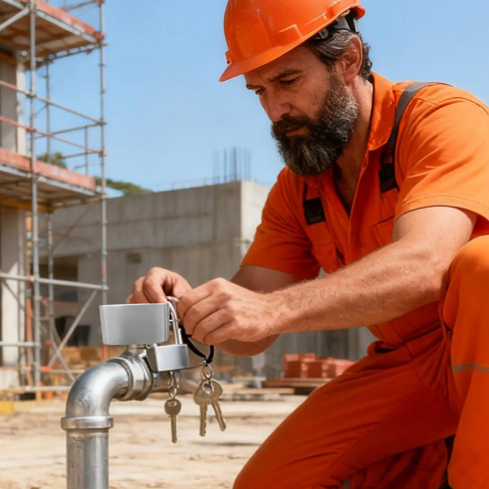 กุญแจล็อคก๊อกน้ำกลางแจ้ง ป้องกันสภาพอากาศ สำหรับสวน ป้องกันการใช้งานโดยไม่ได้รับอนุญาต ป้องกันการงัดแงะ ขโมย และการงัดแงะอื่นๆ