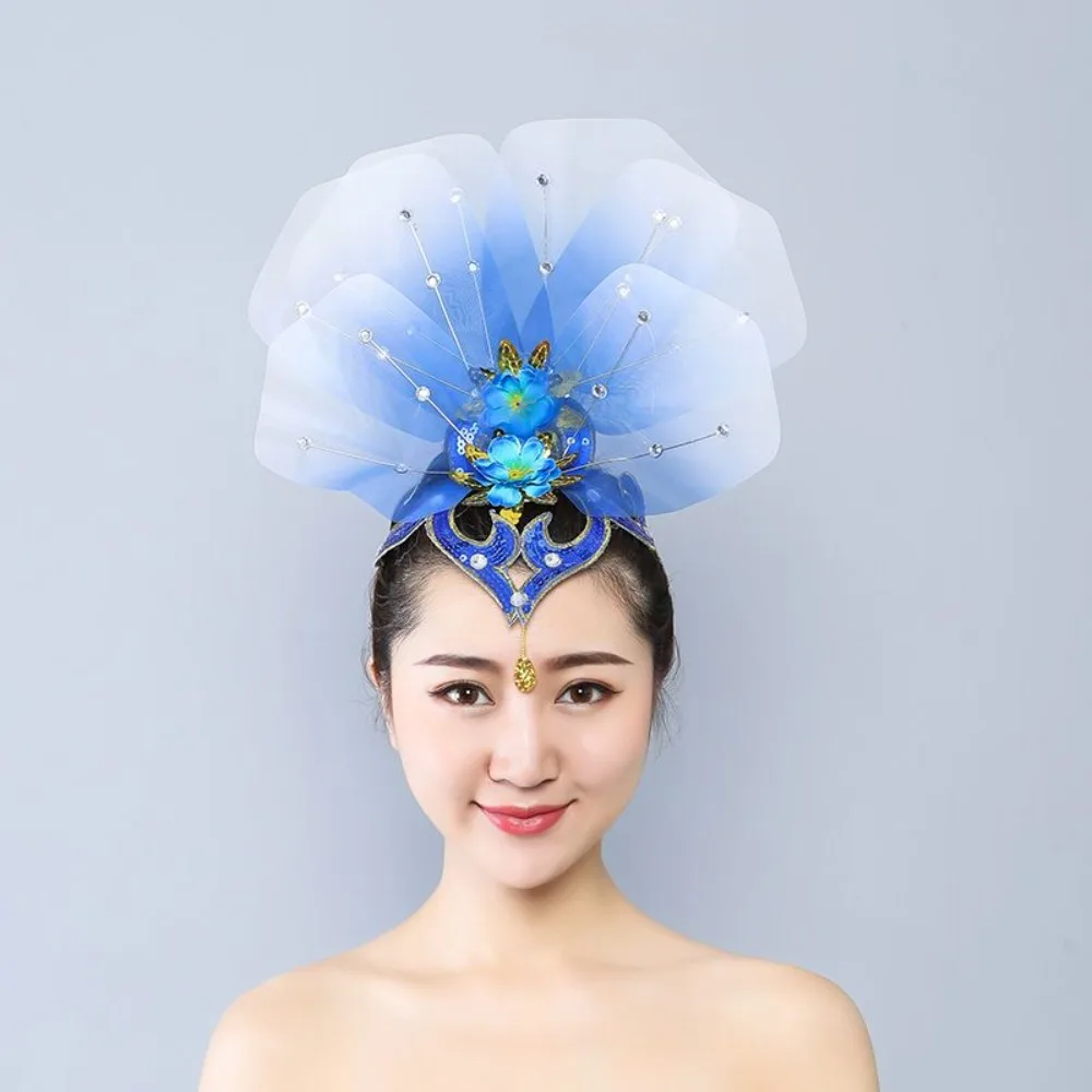 멀티 스타일 댄스 헤어피스 - 양코 & 클래식 퍼포먼스 액세서리 모던/스퀘어 댄스 볼룸 주얼리용 꽃