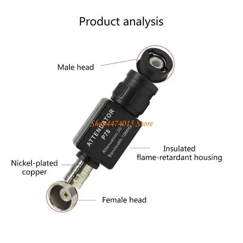 K1AA P78 20: 1 10 МГц пассивного аттенюратора генератора осциллографа осциллографа аттенюаторы для тестирования и ремонта