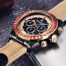 Pagani Design Automatic Watches for Men Tourbillon Mechanical Mens Diamond Wristwatch Waterproof Dive Military Relogio Masculino