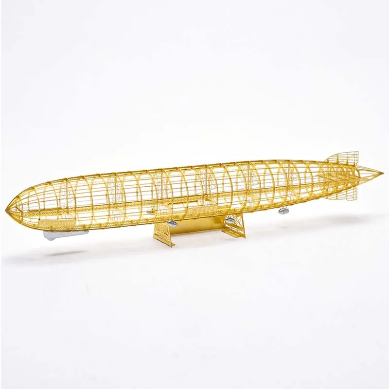 1/1000 German Graf Zeppelin Airship Brass PE Detail DIY Puzzle 3D Three Dimensional Assembly Metal Structure Model Toy Xmas gift