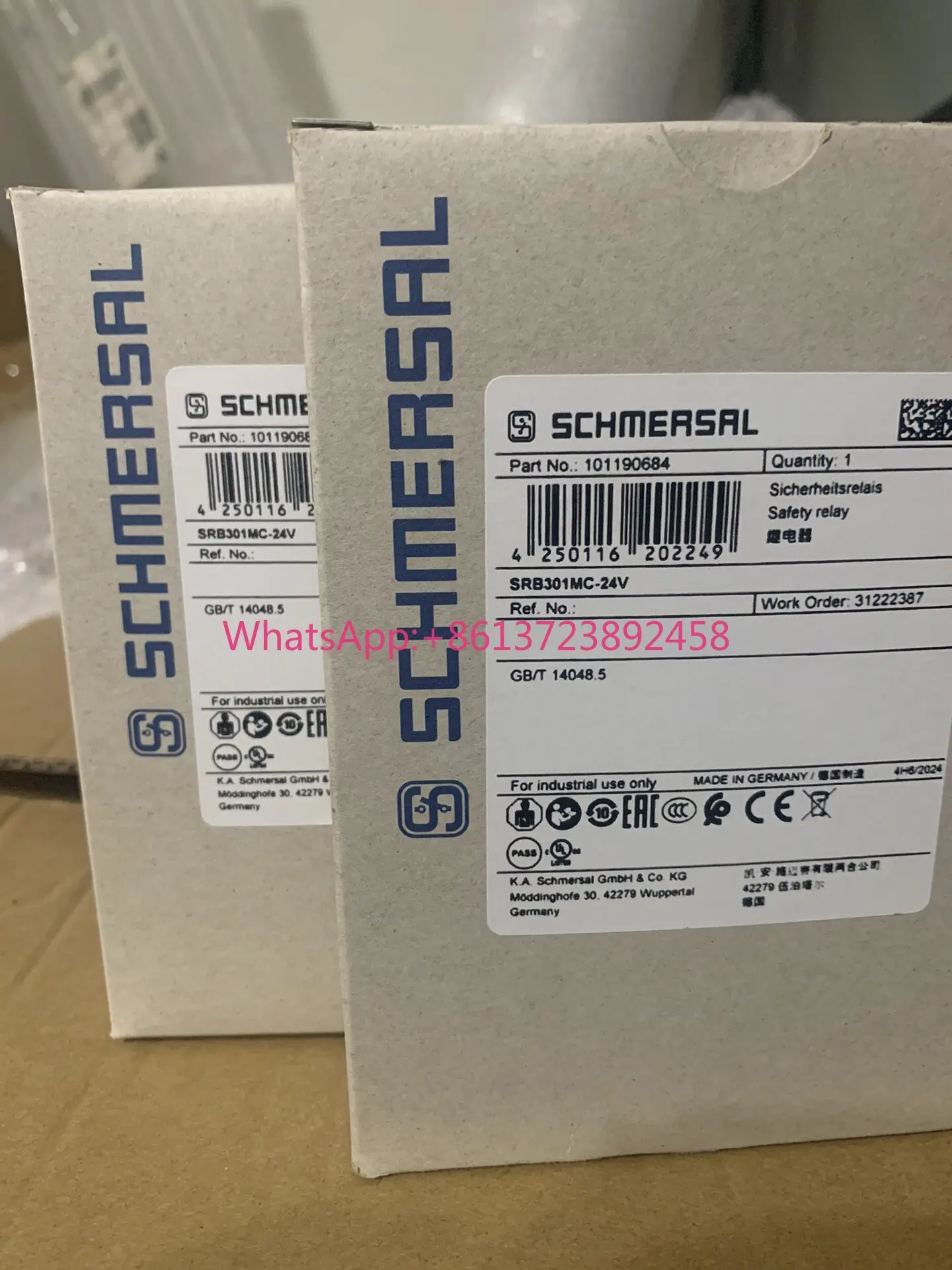SRB301MC-24V Germany SCHMERSAL safety relay SRB301MC-24V, model 101190684 high quality