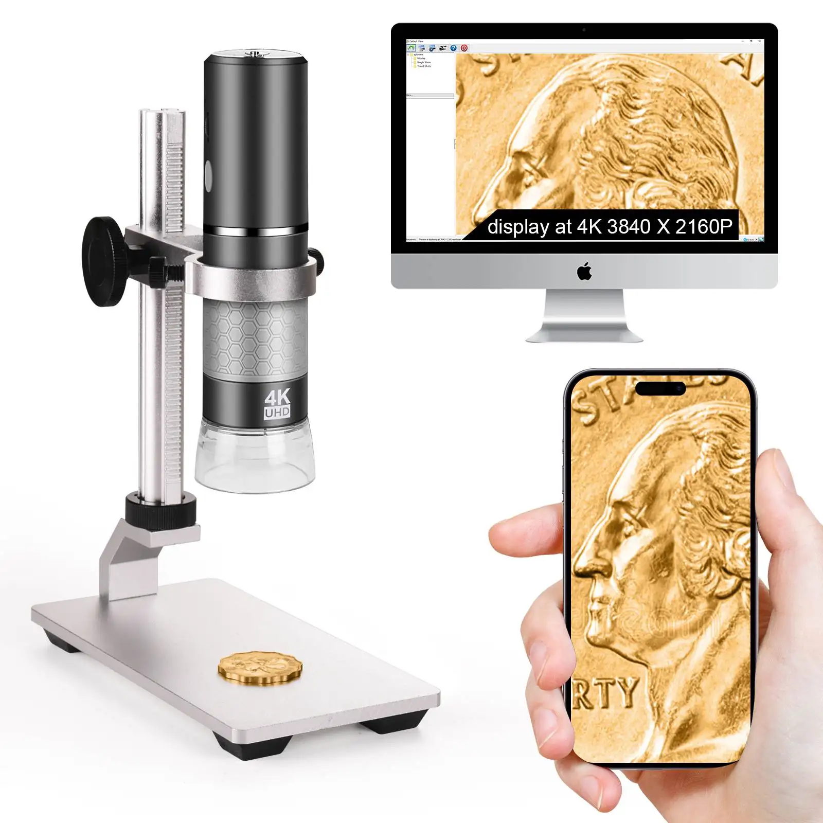 4K Wifi Microscope … - image