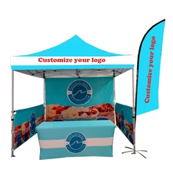 10ft x 10ft pop up canopy&beach tent folding 3x3 &Commercial gazebos&Shading tent&aluminum roof tent customized logos free ship