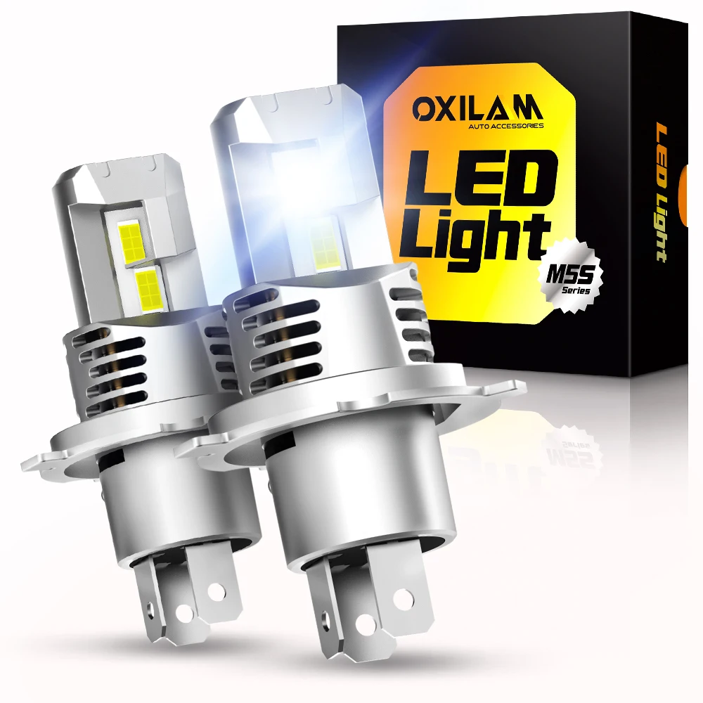 

2X Headlight LED H4 Bulbs for Car High and Low Beam Turbo Auto Headlamp 9003 HB2 22000LM Super Bright White 120W High Power 12V