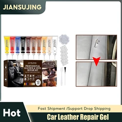 Car Leather Repair Gel Home Sofa Scratch Cracks Paint Care Shoes Complementary Color Refurbishing Auto Leather Restore Color Kit