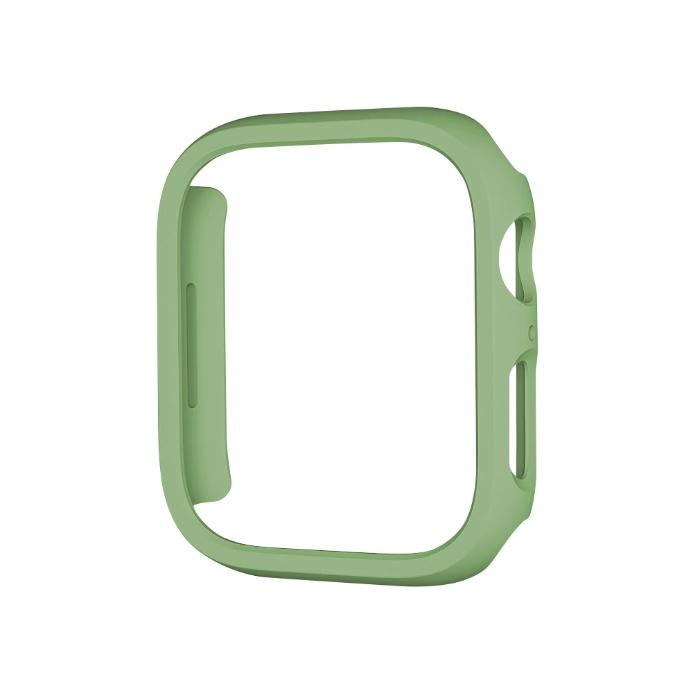 Holle Cover voor Apple Watch Case 46mm 42mm 45mm 44mm 41mm 40mm 38mm Harde PC Geen Screen Protector voor iWatch 11 10 9 8 7 6 5 4 SE