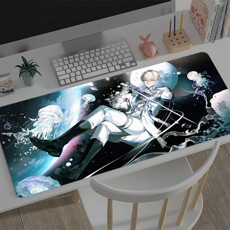 Alas Mouse Cinta Besar dan Ruang Dalam Xavier Alas Keyboard Gamer Alas Mouse Pelindung Meja Gaming Alas Mouse Deskmat PC Alas Mouse Permainan Anime
