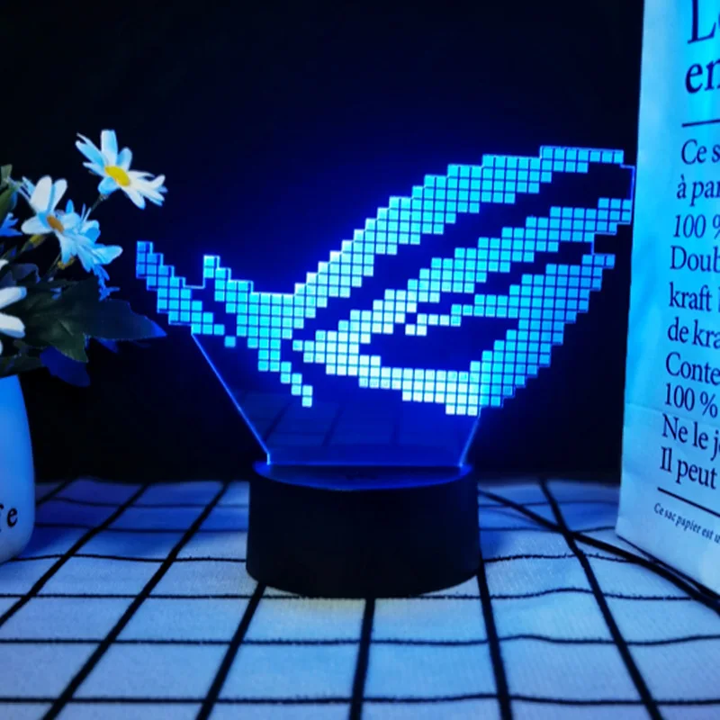 GAMER 3D LED Lamp Cool Gaming Room Setup Lighting Decoration for Gamer Bedroom Cute Room Decor Game Logo Lamps Personalized Gift