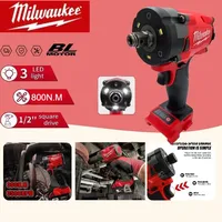 Milwaukee For 18V Battery Electric Cordless Wrench Brushless Screwdriver Impact Drill Power Tools Car Truck Repair