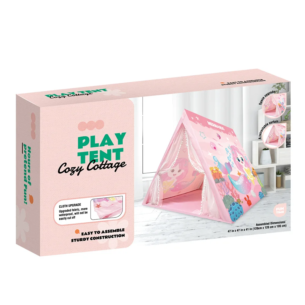 Tente triangulaire, maison de jouets, tissu conique, Communication interactive Parent-enfant, meilleurs jouets de fête en famille
