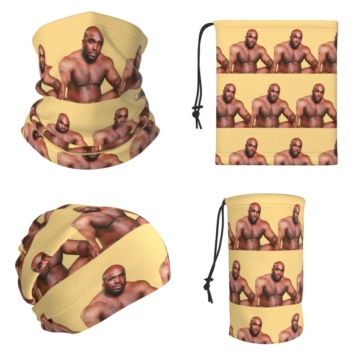 Barry Wood Meme Christmas Bandana Neck Cover Printed Mask Scarf Running Headband For Men Women Adult Breathable