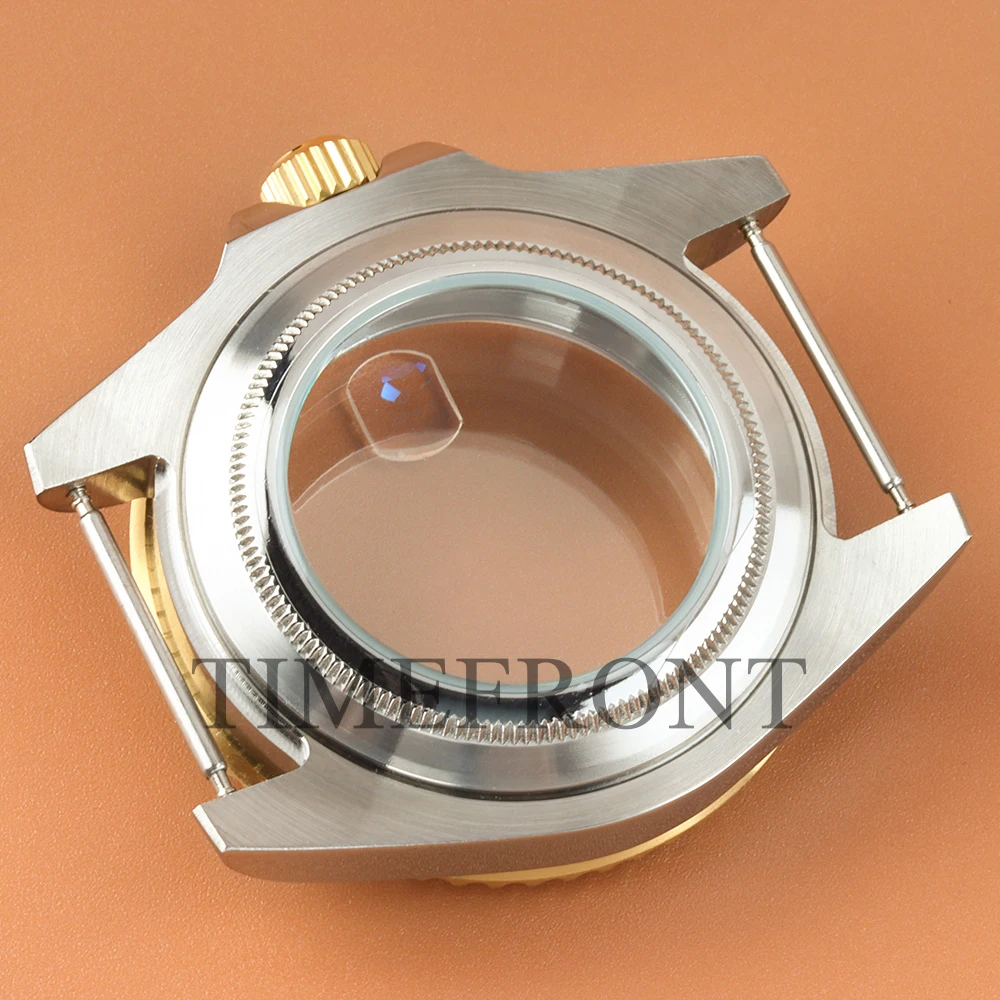Hight-Quality NH35 40mm Watch Case Saphhire Glass Fit GMT SUB NH34 NH35 NH36 NH38 Movement 28.5mm Dial 316L Stainless Steel