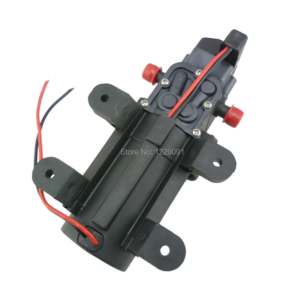 DC 80W 5.5LPM 130psi High Pressure mini water pump 12v 24v self priming diaphramg pumpautomatic pressure switch control
