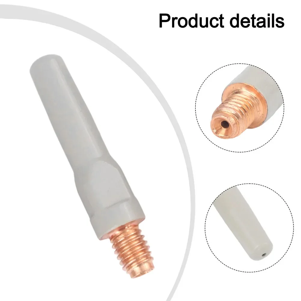 Welding Torch Tips Set Welding Tips Welding Nozzle 40*0.8mm Non-Stick Welding Tips For Professionals Innovative Design