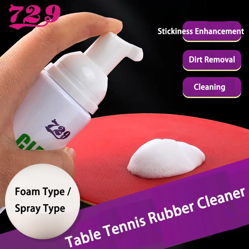 

Friendship 729 110 мл спрей/пена для чистки резины Tackifier Professional для ракетки для настольного тенниса, губка для протирания, предотвращает старение