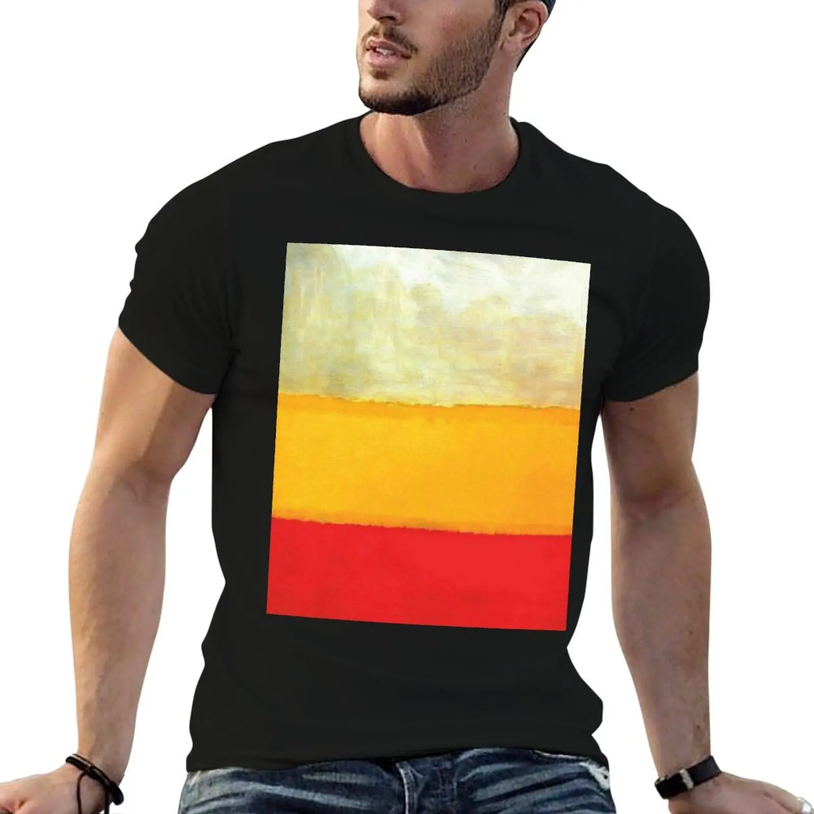 mark rothko T-Shirt man tshirt man t shirts for men black cotton t-shirt plain for man package T-Shirt