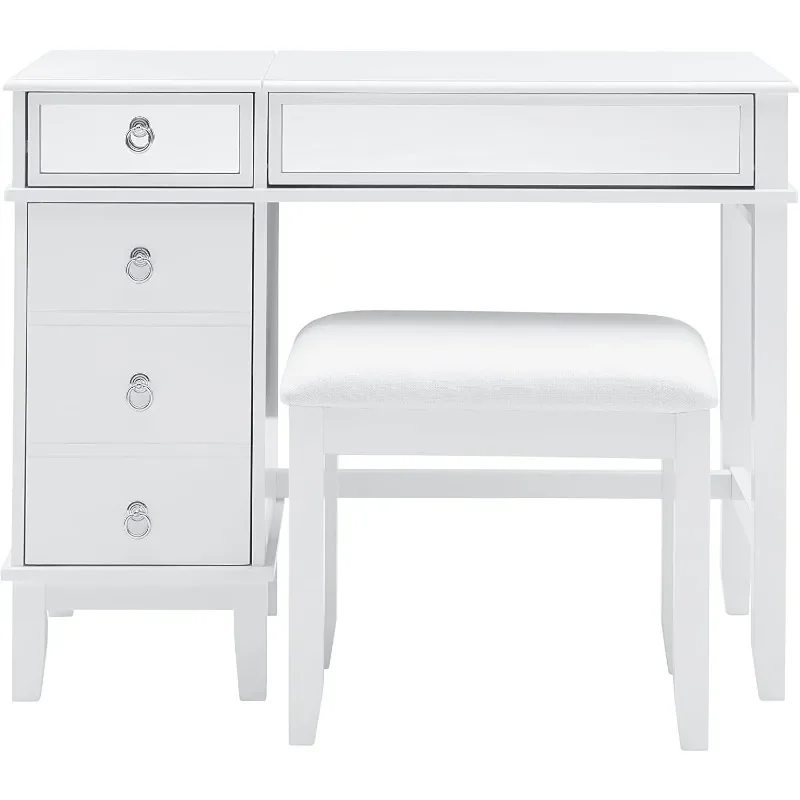 Vanity White Set para vaidade, branco