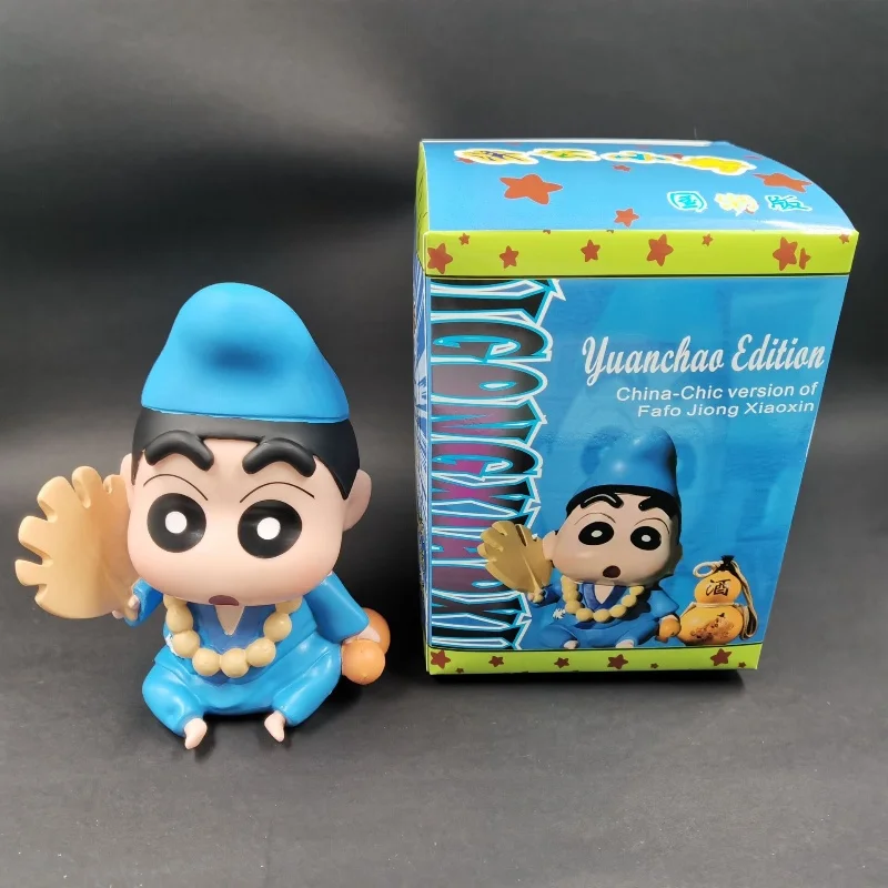 Nohara Shinnosuke Tathagata Buddha Crayon Shin-chan Cola Jigong Xiaoxin Lotus Buddha Box Action Figure Birthday New Year Gift