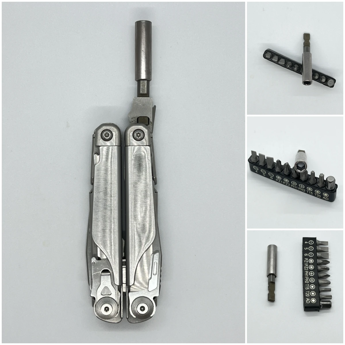 1 set Bit Sleeve for Screwdriver Extension Pole Adapter For Leatherman ARC Wave TTI Signal Surge Skeletool DIY Accessories