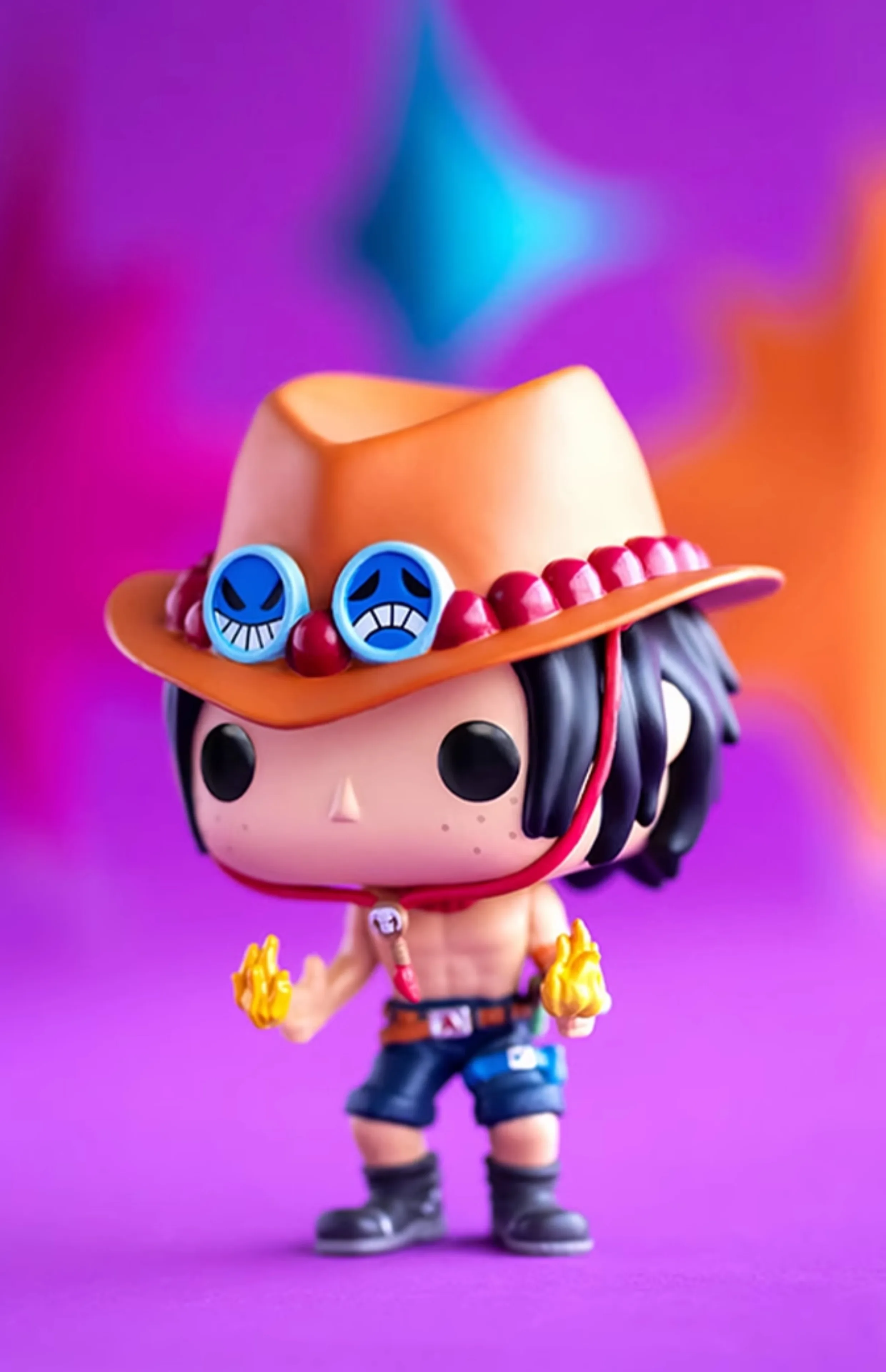 비닐 인형 만화 영화 원피스 PortgasD 에이스 컬렉션 액션 피규어 장난감 테이블 장식품 어린이 생일 선물