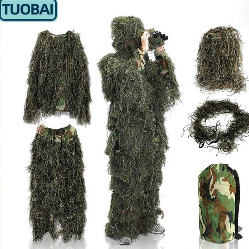 

Outdoor Tactical Camouflage Suit, CS Invisible Hair, Sniper Suit, PUBG Battlegrounds Suit, Striker Camouflage Suit