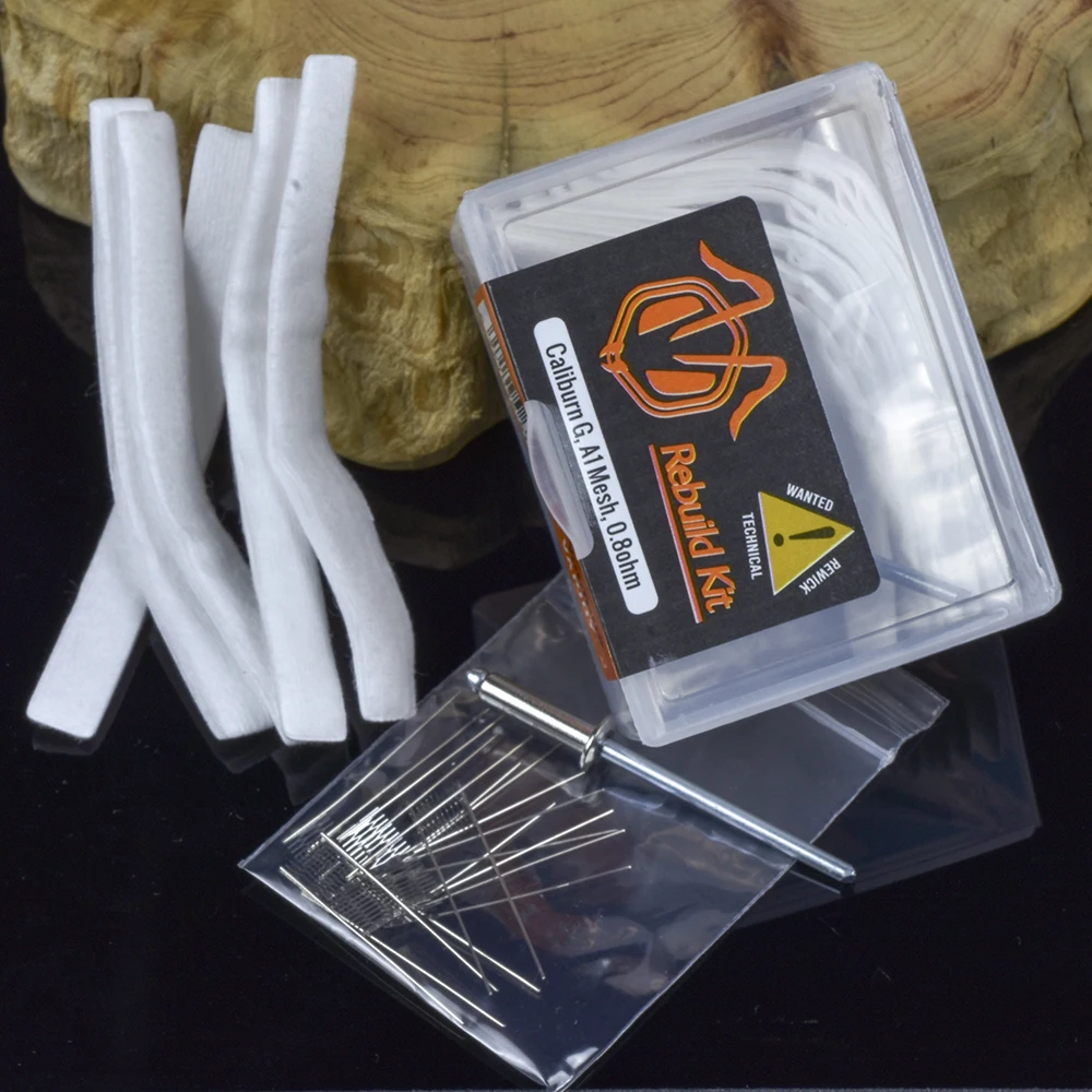 VAPJOY Wiederaufbau RBK Caliburn-G Ersatz Baumwolle Spule 0,8 ohm Mesh Kopf Verdampfer für KOKO Prime Patrone Pod System vape Kit