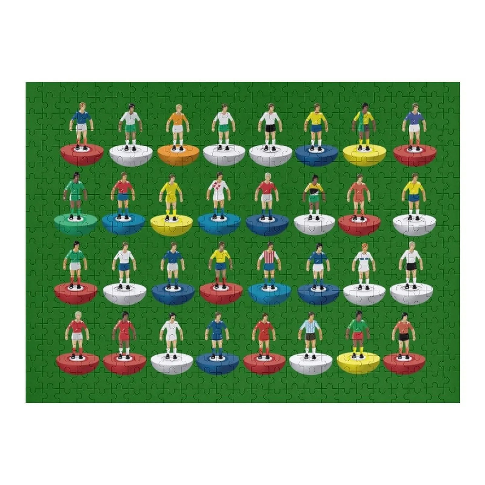 

World Subbuteo players Jigsaw Puzzle Wooden Name Custom Personalized Personalized Gift Ideas Puzzle