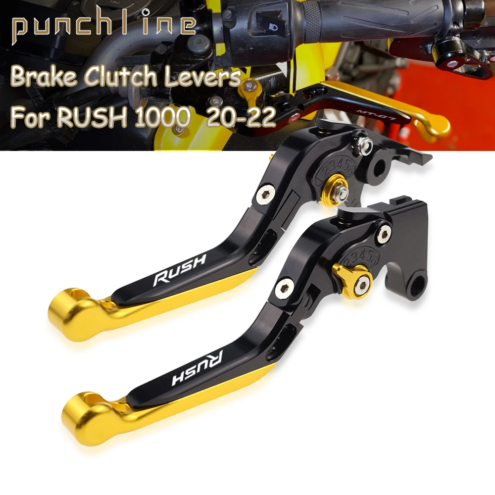 

Fit MV AGUSTA RUSH 1000 2020-2022 Adjustable Clutch Handles For RUSH1000 2021 Folding Extendable Brake Levers