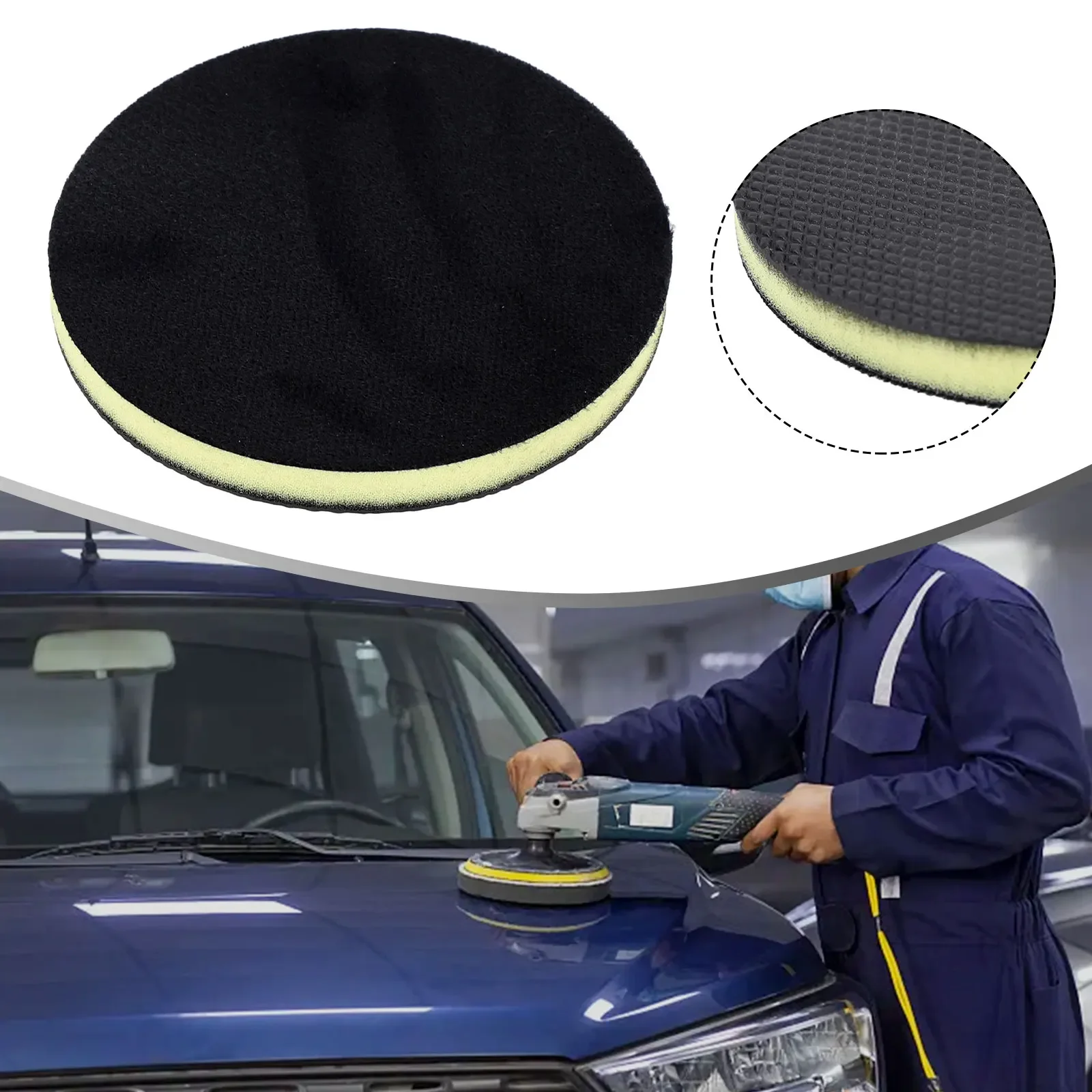 

6 Inch Clay Pad Clay Disc Car Polishing Car Detailing 6 Inch Stubborn Stain Removal Rust Stain Removal Safe For Glass