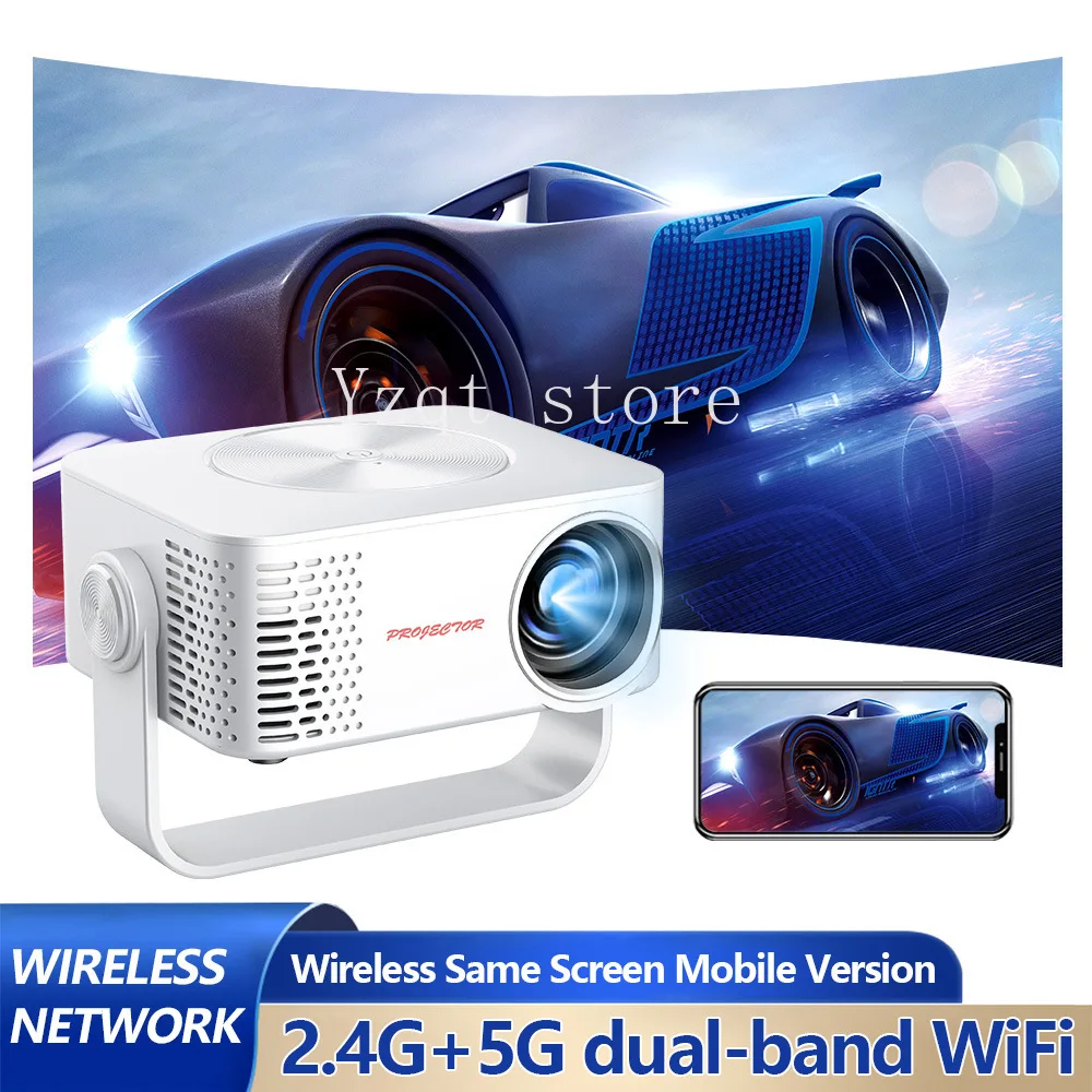 

New M60 projector wired wireless same screen built-in WIFI high definition home 3D