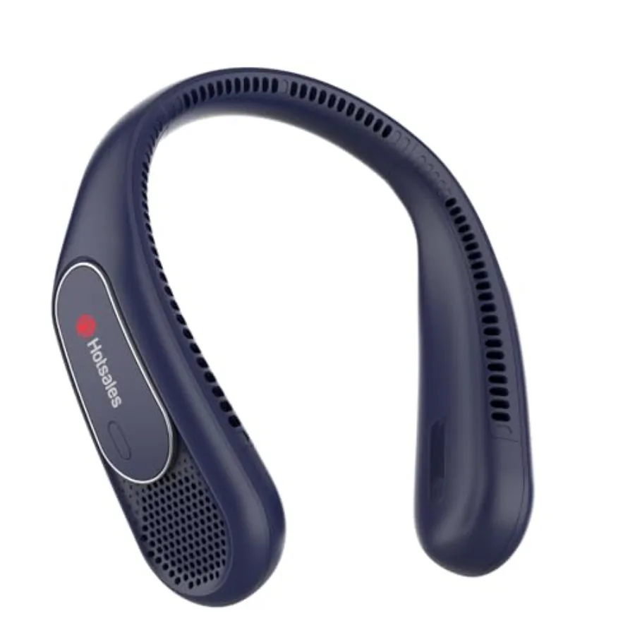 

Neck Fan Hands Free Bladeless Neck Fans Portable Rechargeable 6000 mAh Battery Operated Wearable Personal Fan Cooling Neck Fan