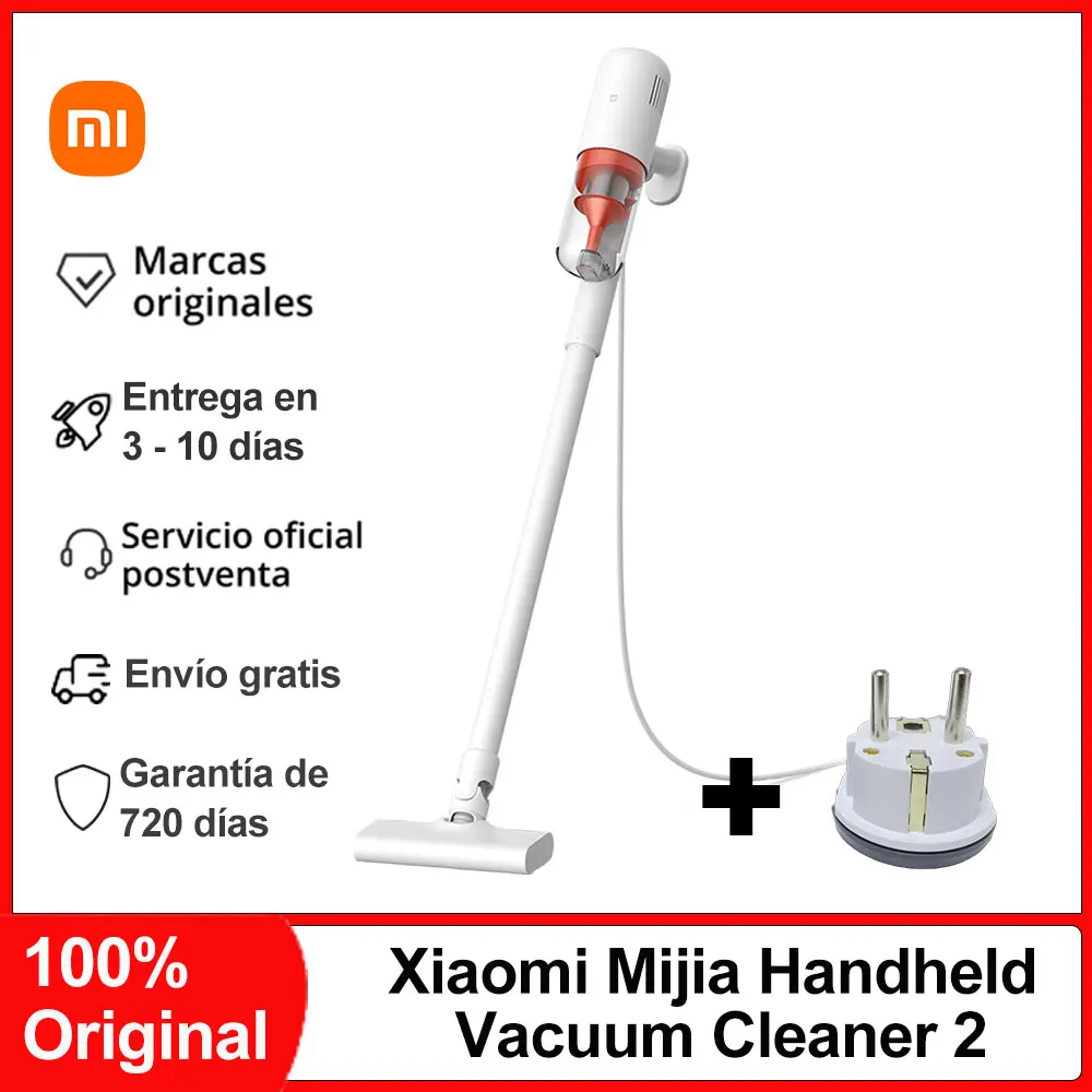 Xiaomi Mijia Wired Vacuum Cleaner 2, High Efficiency Filtration, 16kPa Strong Cyclone Suction, Handheld Vacuum