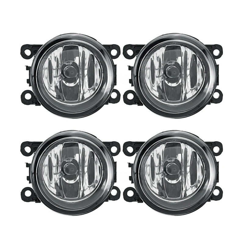 

2 Pair Front Bumper Fog Light Lamps With H11 For Ford Focus Suzuki Swift New Alto Renault Peugeot Citroen Anti-Fog Lens