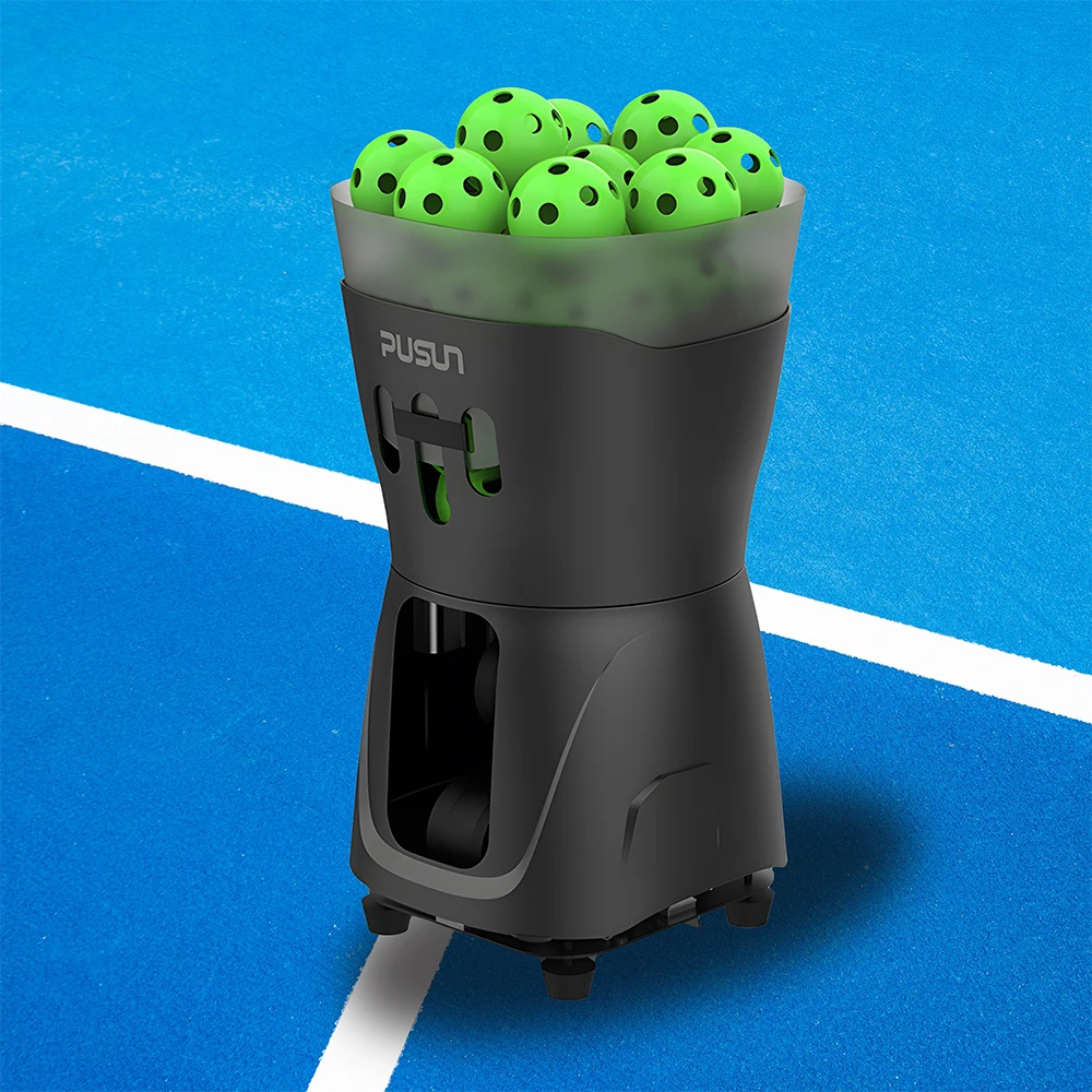 

Умная подача шариков Pickleball с несколькими вращающимися и частотными режимами, предназначенная для портативного использования на открытом воздухе