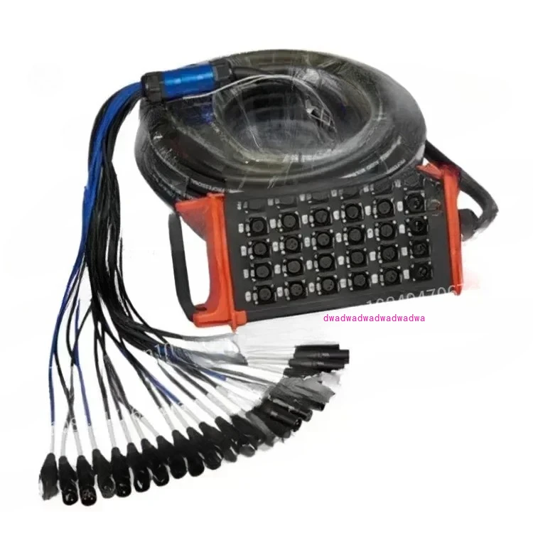 

Профессиональная длина по индивидуальному заказу, 8/12/16/24/32/40 каналов, разъем XLR к XLR, аудио змея, проводной сценический канал, 25 м/50 м, с сценической коробкой