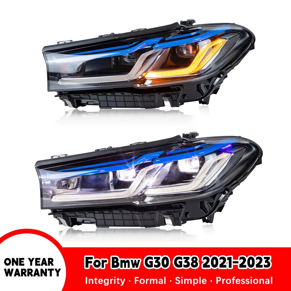 

High Quality Car Front Lights For Bmw G30 Headlights 2021-2023 G38 Modified Auto 12V Led Projetor Lens Headlamp Assembly 1Pair