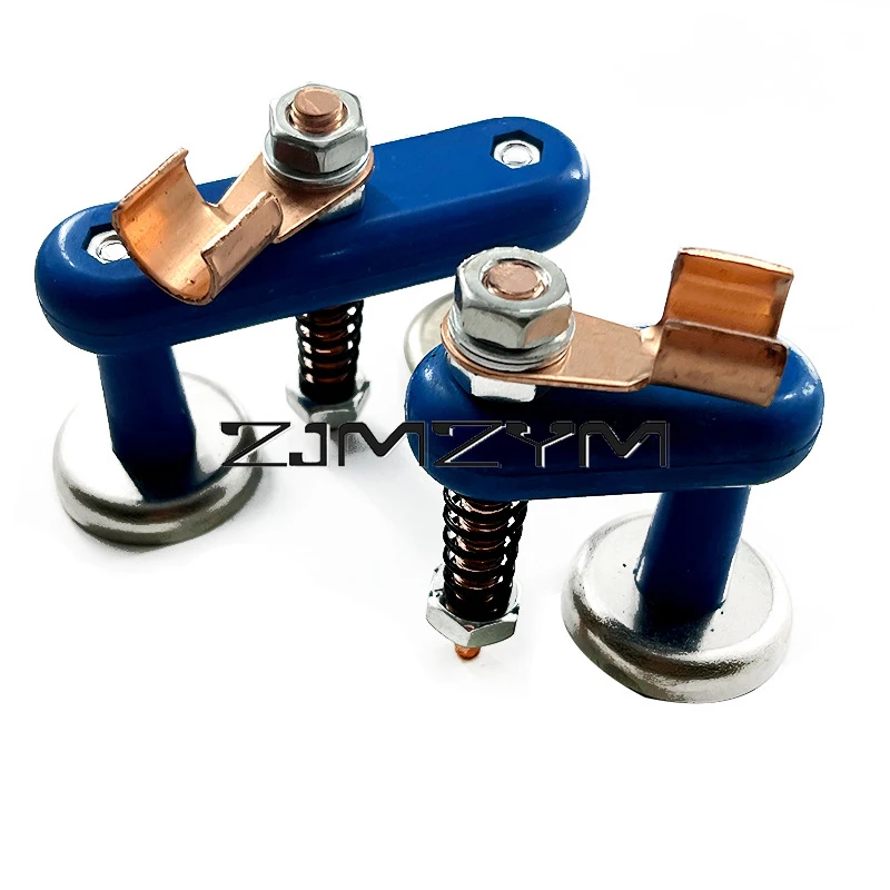 Pince de sol magnétique pour soudage, support magnétique double/simple, fixation robuste pour soudeur avec grande force d'aspiration